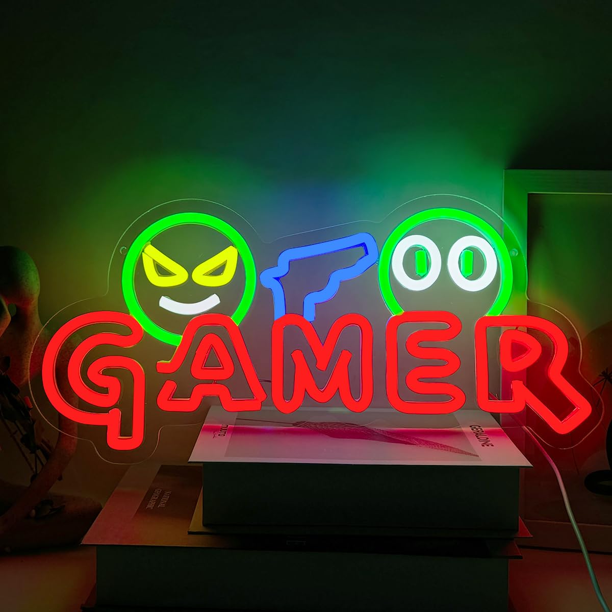Gamer Neon Sign LED Wall Light - đánh giá và giá Neon Sign Party