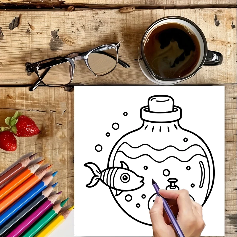 Coloring Book Magic Jar for Ad - đánh giá và giá Event Supplies