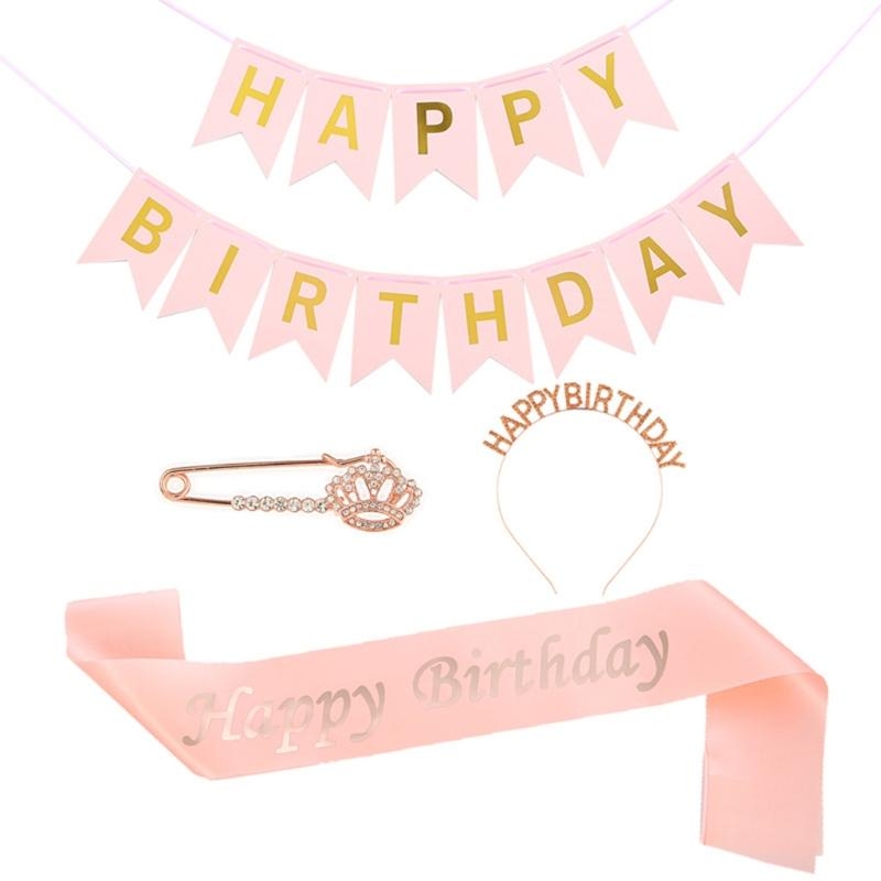 G92D 4 Miếng Trang Trí Tiệc Si - đánh giá và giá Birthday Sash Glitter