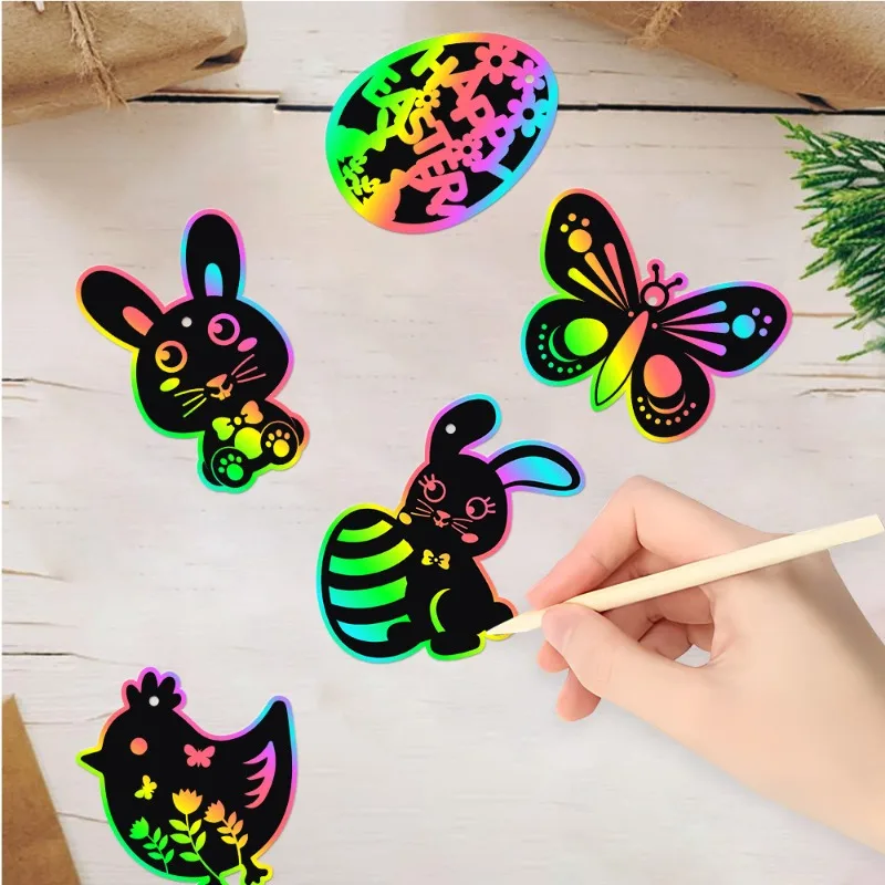 Scratch Paper Cards with Woode - đánh giá và giá Papercraft Supply Ribbon