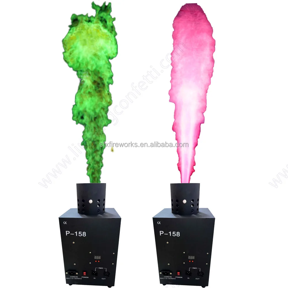 Colorful Flame 200w DMX Fire M - đánh giá và giá Confetti Cannon Tube