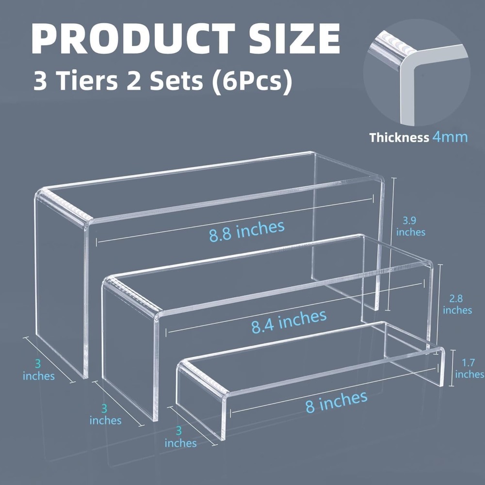6 Pack Clear Cupcake Display R - đánh giá và giá Cupcake Stand Tier