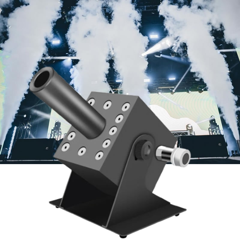 Colorful RGB 3in1 LED CO2 JET  - đánh giá và giá Confetti Cannon Tube