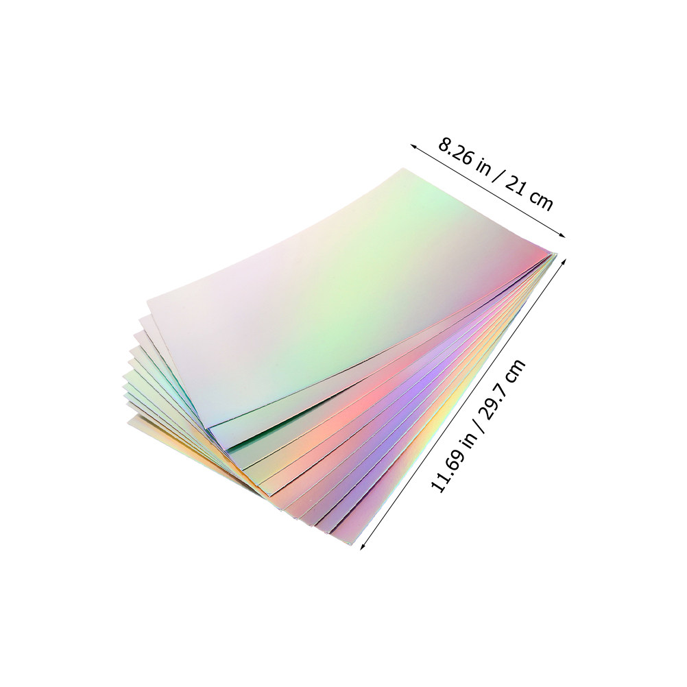 10Sheets Holographic Cardstock - đánh giá và giá Papercraft Supply Invitation