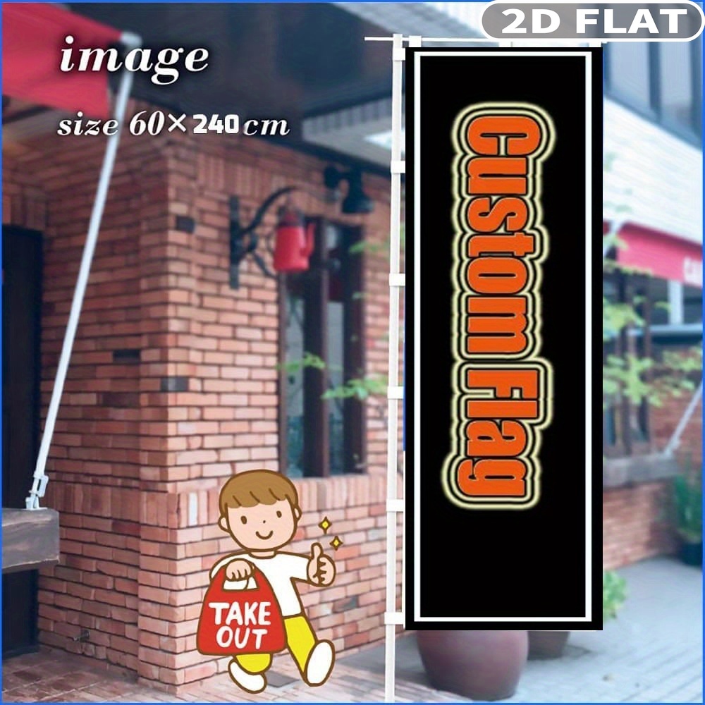 1pc 2D FLAT Custom Nobori Flag - đánh giá và giá Eve Party