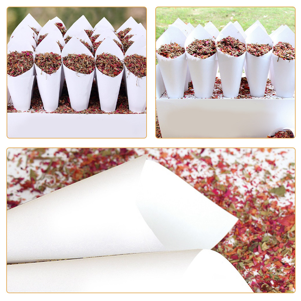 60Pcs Wedding Confetti Cones F - đánh giá và giá Papercraft Supply Confetti