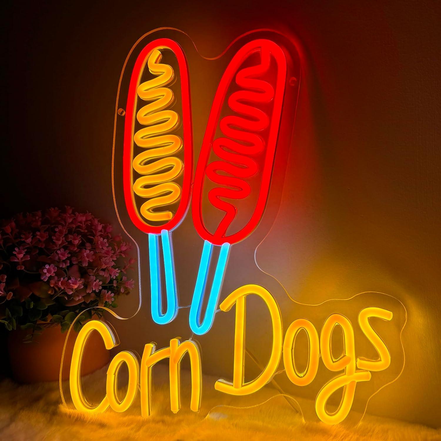 Corn Dog Neon Sign Snack USB D - đánh giá và giá Neon Sign Party