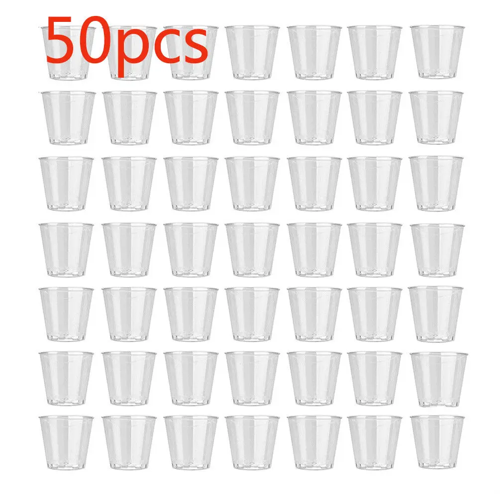 35ml 50 X Clear Plastic Jelly  - đánh giá và giá Plastic Cup 50Pcs